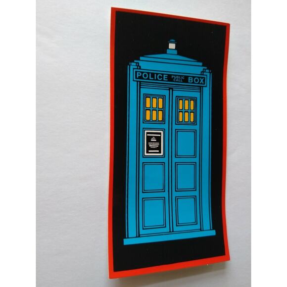 Doctor Who Pinball Machine Decal Sticker Tardis Original NOS 1992 Sci-Fi - Picture 4 of 6